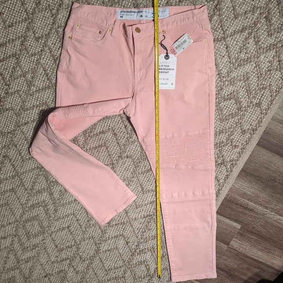 🌸 SOLD 🌸LRG men's pink Moto jeans, 36 waist - Picture 7 of 7